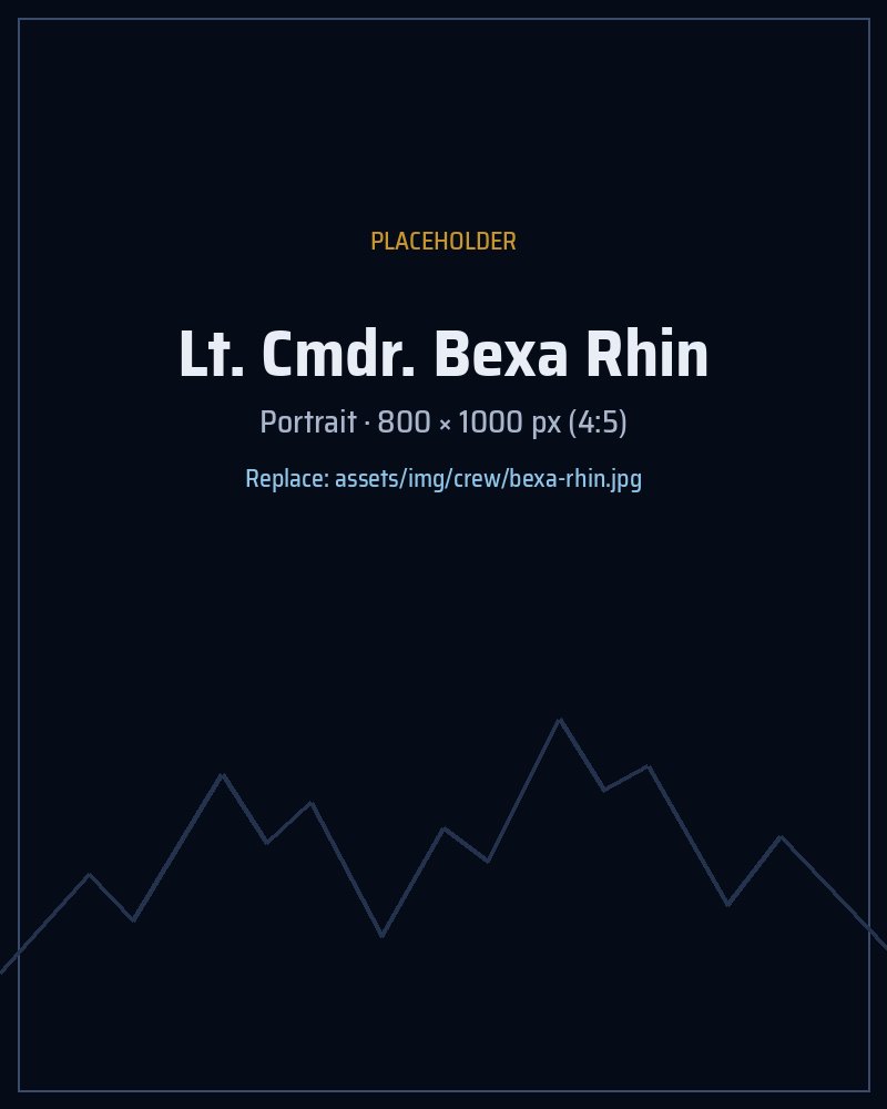 Portrait of Lt. Commander Bexa Rhin